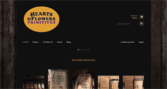 Desktop Screenshot of heartsandflowersprimitives.com
